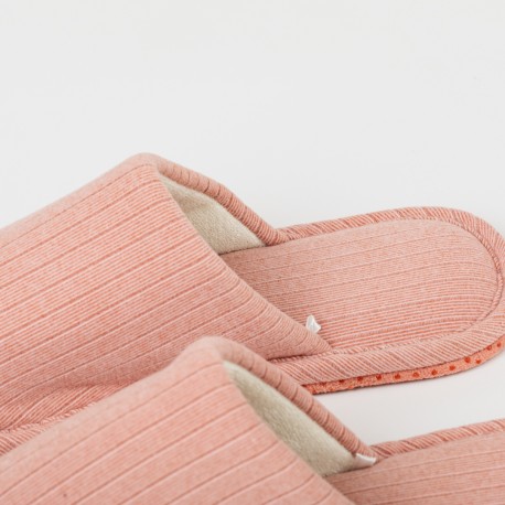 Chinelos canelados raya ancha lisos