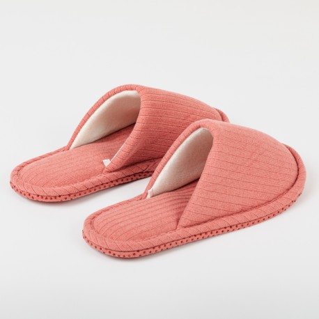 Chinelos canelados raya ancha lisos