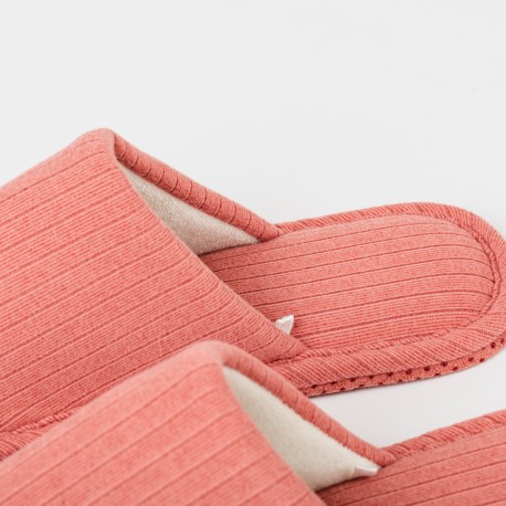 Chinelos canelados raya ancha lisos