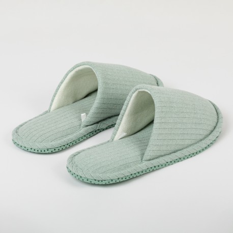 Chinelos canelados raya ancha lisos