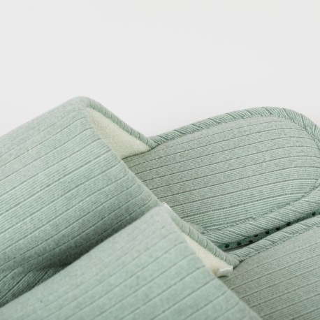 Chinelos canelados raya ancha lisos