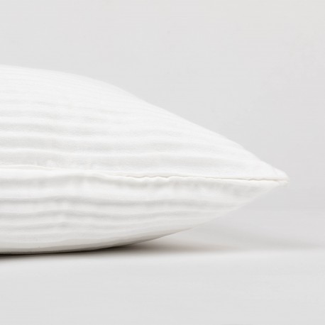 Almofada retangula 30x50 New Ondas camurça Ante lisa