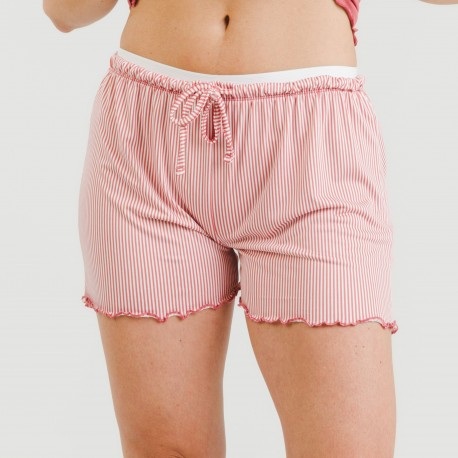 Pijama alças mulher soft Raya Aliena marsala