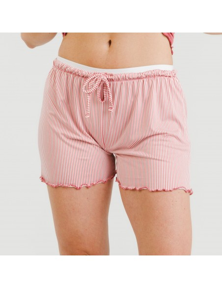 Pijama alças mulher soft Raya Aliena marsala