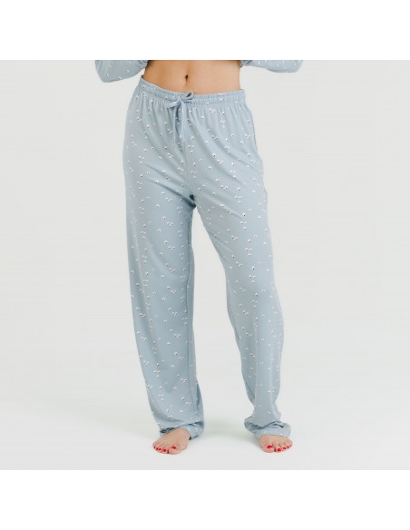 pijama mulher soft Tabitha azul indigo pijama mulher soft Tabitha azul indigo