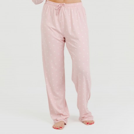 pijama mulher soft Embera rosa palo
