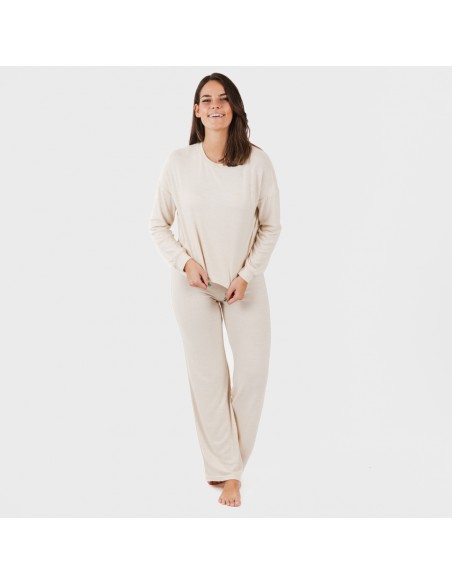 Pijama malha extra suave liso