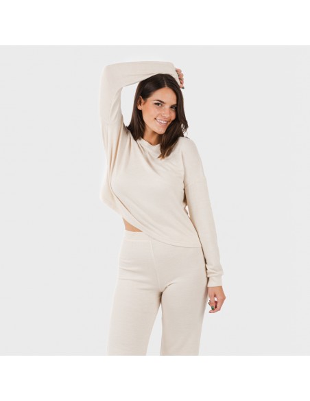 Pijama malha extra suave liso