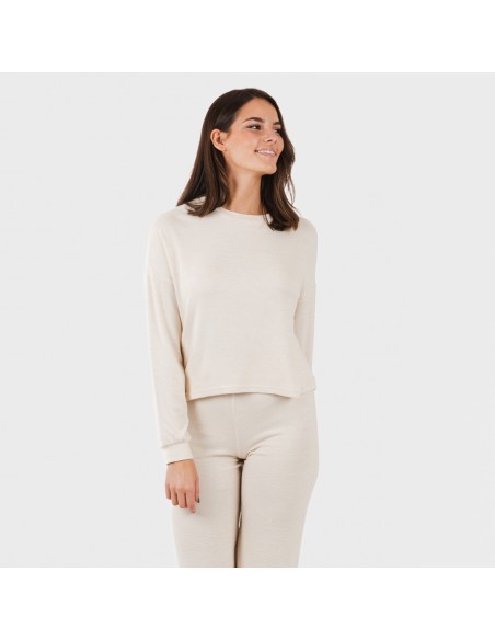 Pijama malha extra suave liso