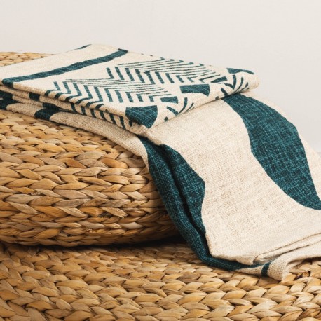 Plaid algodão Fauno