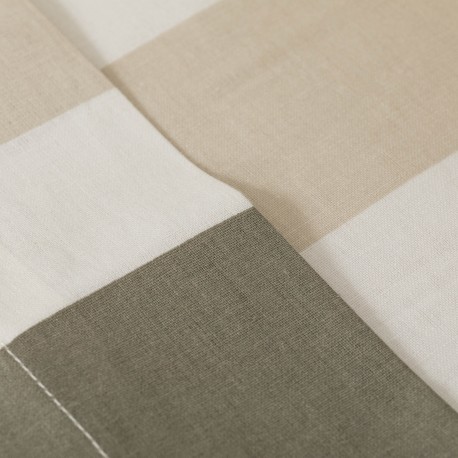 Jogo de lençóis algodão Raya Calcuta verde seco