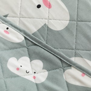 Colcha bouti Habana azul celeste 2