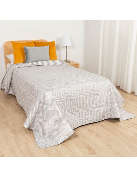 Colcha bouti Oscar cinza