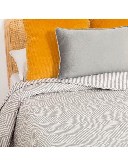 Colcha bouti Oscar cinza