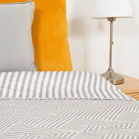 Colcha bouti Oscar cinza