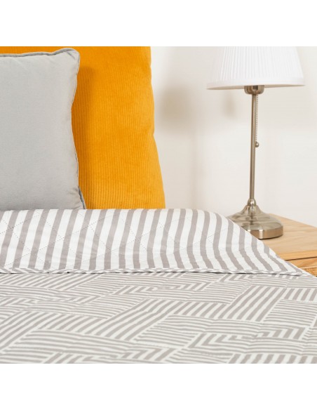 Colcha bouti Oscar cinza