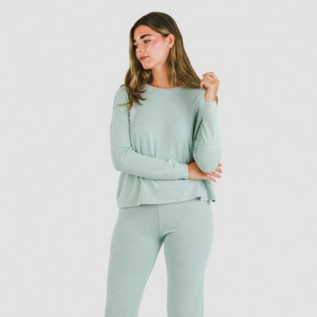 Pijama malha extra suave liso