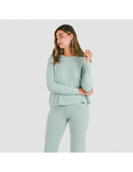 Pijama malha extra suave liso Pijama malha extra suave liso