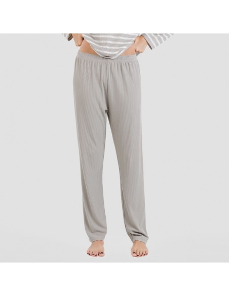 Pijama Canelado Bicolor