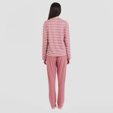 Pijama Canelado Bicolor