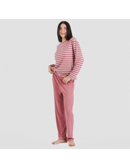 Pijama Canelado Bicolor