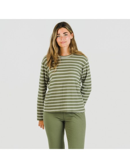 Pijama Canelado Bicolor Pijama Canelado Bicolor