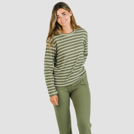 Pijama Canelado Bicolor