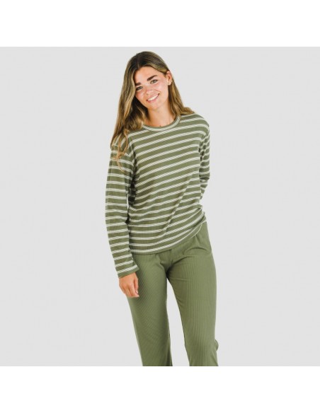 Pijama Canelado Bicolor Pijama Canelado Bicolor