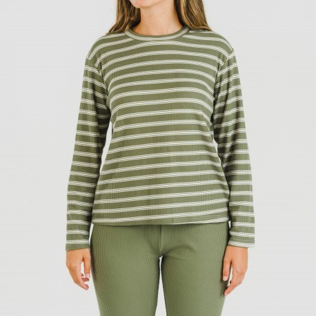 Pijama Canelado Bicolor