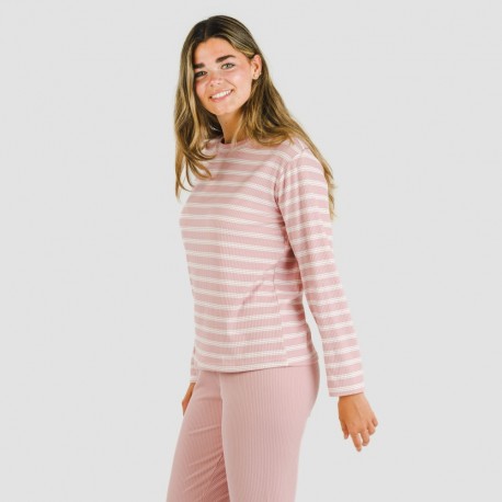 Pijama Canelado Bicolor