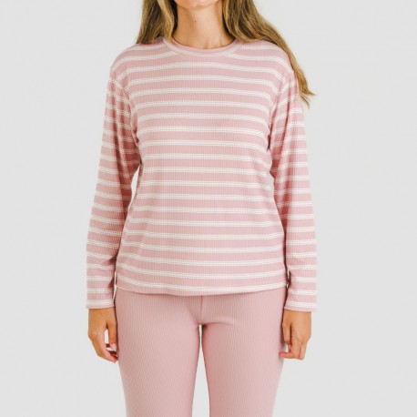 Pijama Canelado Bicolor