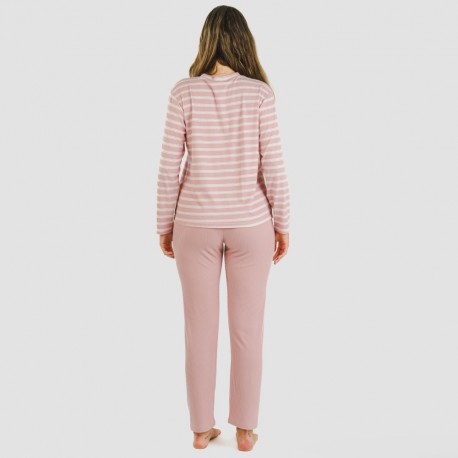 Pijama Canelado Bicolor