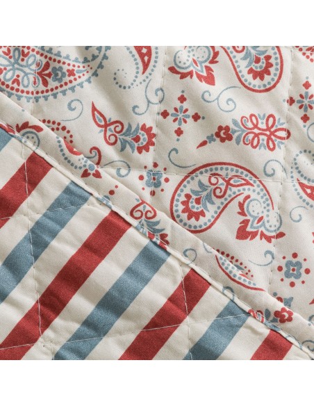 Colcha bouti Campiña azul indigo Colcha bouti Campiña azul indigo