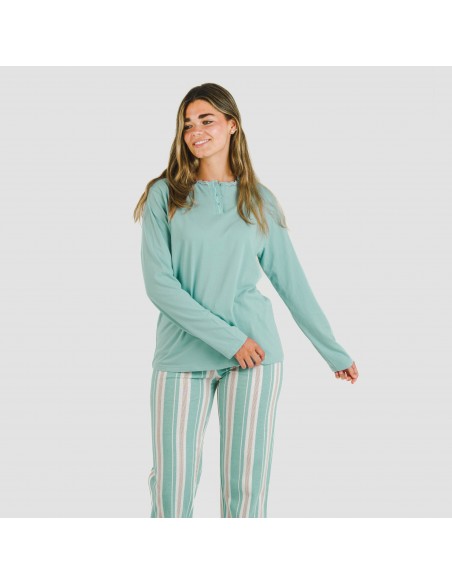 Pijama algodão Raya Galda verde Pijama algodão Raya Galda verde