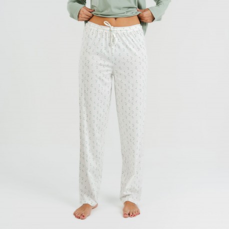 Pijama algodão Varga verde