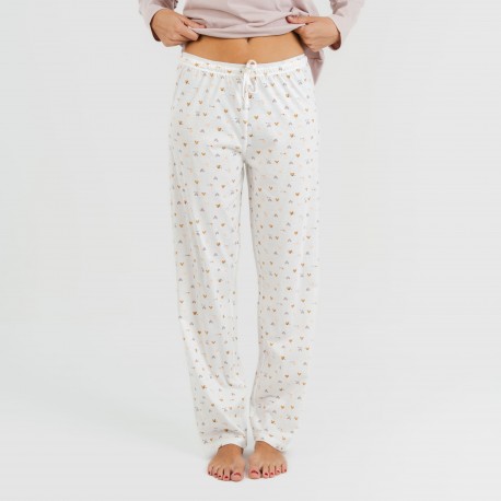 Pijama algodão Isita malva