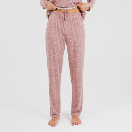 Pijama mulher soft Lolenda malva rosa