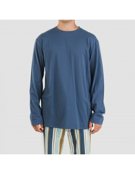 Pijama algodão homem Raya Cap azul