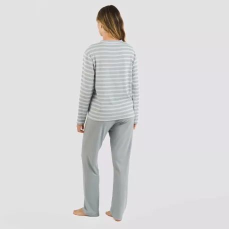 Pijama Canelado Bicolor