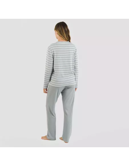 Pijama Canelado Bicolor