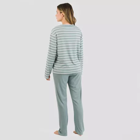 Pijama Canelado Bicolor