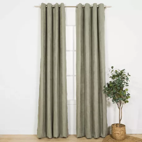 Cortina camurça Ante lisa