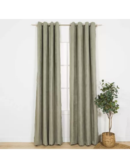 Cortina camurça Ante lisa