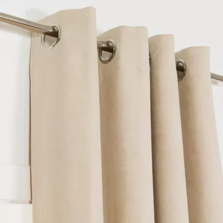 Cortina camurça Ante lisa