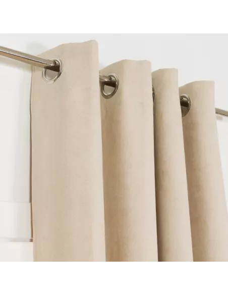 Cortina camurça Ante lisa