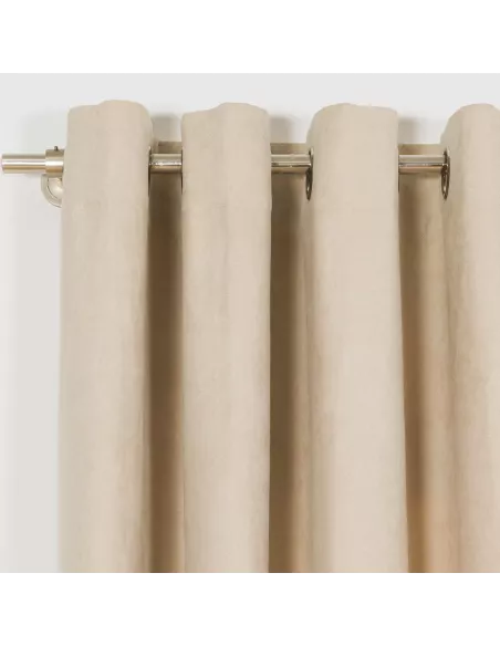 Cortina camurça Ante lisa