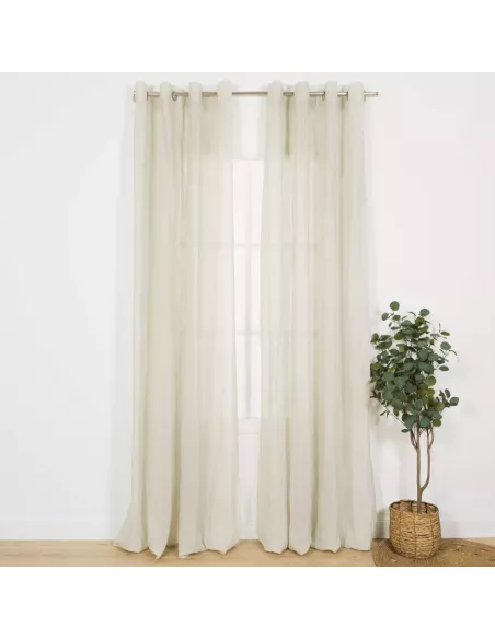 Cortina Liebe cinza claro