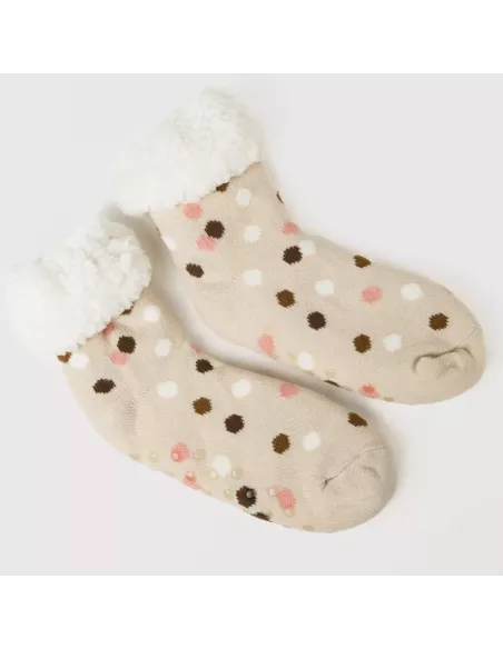 Meias mulher Janice pêssego