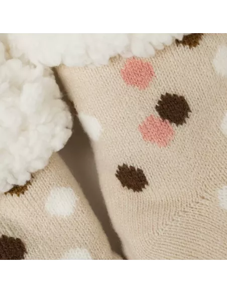 Meias mulher Janice pêssego