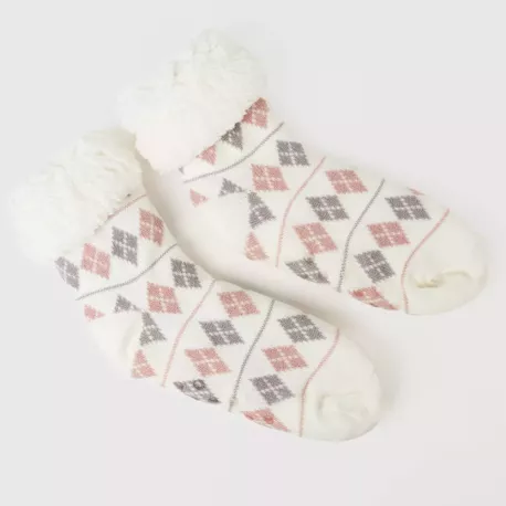 Meias mulher Casimira malva